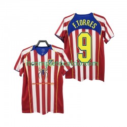 Maglia Atlético Madrid F TORRES 9 2005 Retro Divisa Home 2004 Manica Corta ,Uomo
