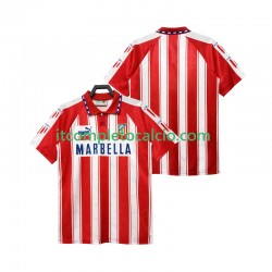 Maglia Atlético Madrid 1995 Retro Divisa Home 1994 Manica Corta ,Uomo