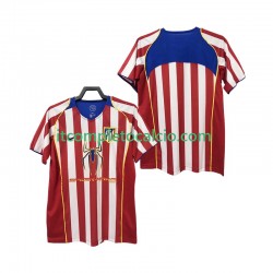Maglia Atlético Madrid 2005 Retro Divisa Home 2004 Manica Corta ,Uomo