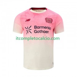 Maglia Bayer 04 Leverkusen Divisa Away 2025-2026 Manica Corta ,Uomo