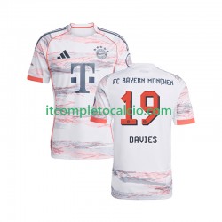 Maglia FC Bayern München Alphonso Davies 19 Divisa Away 2025-2026 Manica Corta ,Uomo