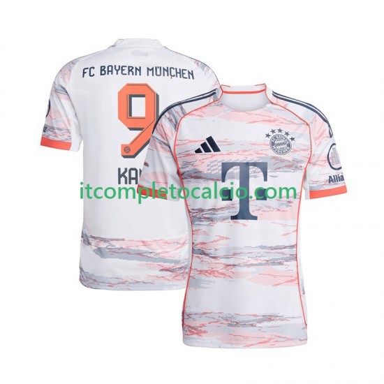Maglia FC Bayern München Harry Kane 9 Divisa Away 2025-2026 Manica Corta ,Uomo