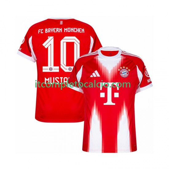 Maglia FC Bayern München Jamal Musiala 10 Divisa Home 2025-2026 Manica Corta ,Uomo