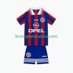 Maglia FC Bayern München 1995 1997 Retro Divisa Home Manica Corta ,Bambino