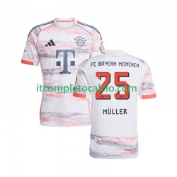 Maglia FC Bayern München Thomas Muller 25 Divisa Away 2025-2026 Manica Corta ,Uomo