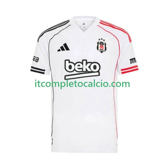 Maglia Besiktas Divisa Home 2025-2026 Manica Corta ,Uomo