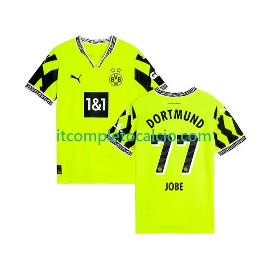 Maglia Borussia Dortmund Jobe Bellingham 77 Special Divisa Home 2024-2025 Manica Corta ,Uomo