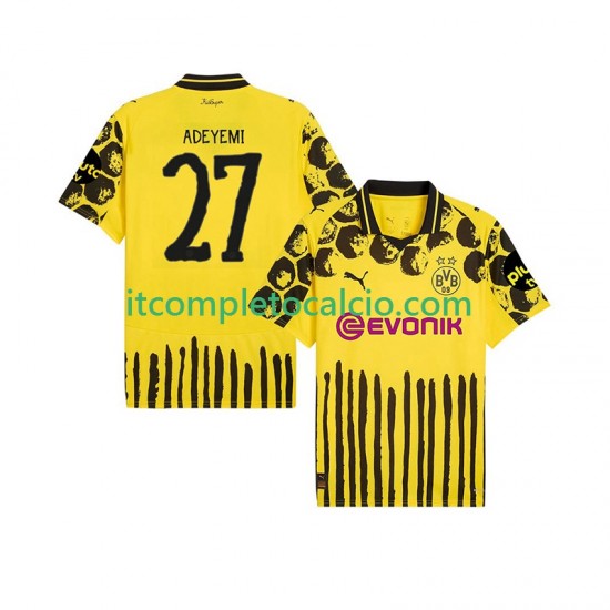 Maglia Borussia Dortmund Karim Adeyemi 27 FIFA CWC Divisa Home 2025 Manica Corta ,Uomo