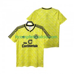 Maglia Borussia Dortmund 1988 1989 Retro Divisa Home Manica Corta ,Uomo