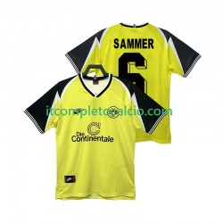 Maglia Borussia Dortmund SAMMER 6 1995 1996 Retro Divisa Home Manica Corta ,Uomo