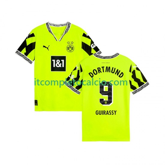 Maglia Borussia Dortmund Serhou Guirassy 9 Special Divisa Home 2024-2025 Manica Corta ,Uomo