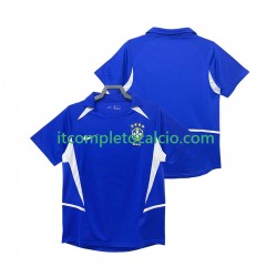 Maglia Brasile Retro Divisa Away 2002 Manica Corta ,Uomo
