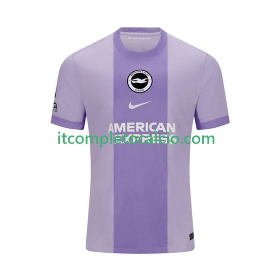 Maglia Brighton Hove Albion Divisa Away 2025-2026 Manica Corta ,Uomo