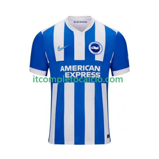 Maglia Brighton Hove Albion Divisa Home 2025-2026 Manica Corta ,Uomo