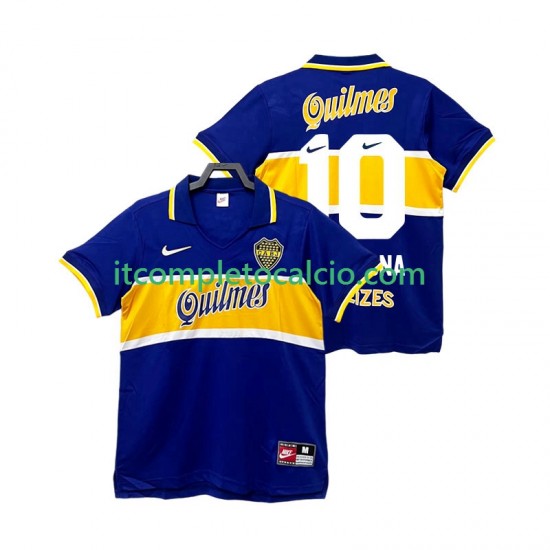 Maglia CA Boca Juniors MARADONA 10 1997 Retro Divisa Home 1998 Manica Corta ,Uomo