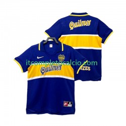 Maglia CA Boca Juniors 1997 Retro Divisa Home 1998 Manica Corta ,Uomo