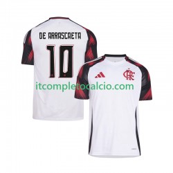 Maglia CR Flamengo Giorgian de Arrascaeta 10 Divisa Away 2025-2026 Manica Corta ,Uomo