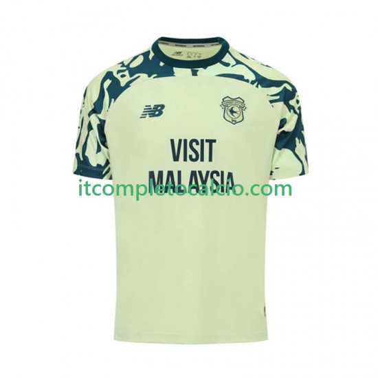 Maglia Cardiff City Divisa Away 2025-2026 Manica Corta ,Uomo