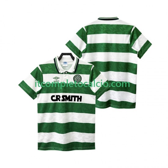 Maglia Celtic FC 1989 1990 Retro Terza Divisa Manica Corta ,Uomo