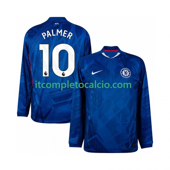 Maglia Chelsea Cole Palmer 10 Divisa Home 2025-2026 Manica Lunga ,Uomo Maglia Chelsea Cole Palmer 10 Divisa Home 2025-2026 Manica Lunga ,Uomo