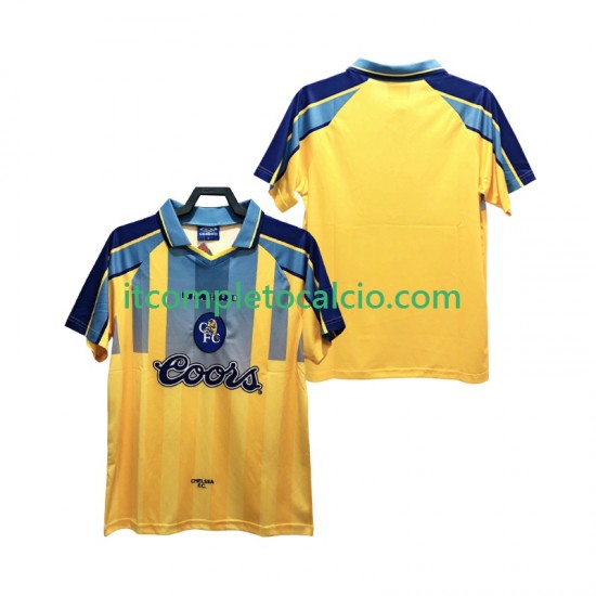 Maglia Chelsea 1995 1997 Retro Divisa Away Manica Corta ,Uomo