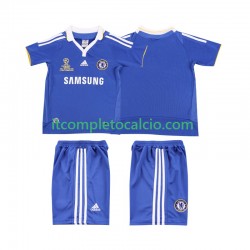 Maglia Chelsea 2007 Retro Divisa Home 2008 Manica Corta ,Bambino