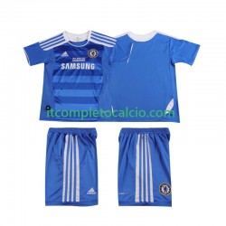 Maglia Chelsea 2012 Retro Divisa Home 2011 Manica Corta ,Bambino