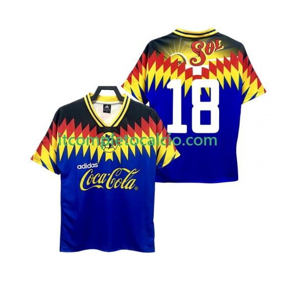 Maglia Club América 18 1995 Retro Divisa Away Manica Corta ,Uomo