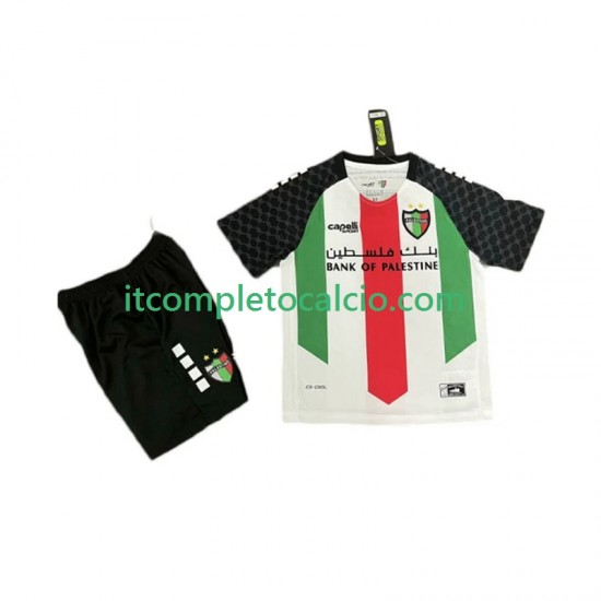 Maglia Club Deportivo Palestino Divisa Away 2025-2026 Manica Corta ,Bambino