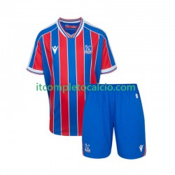 Maglia Crystal Palace Divisa Home 2025-2026 Manica Corta ,Bambino
