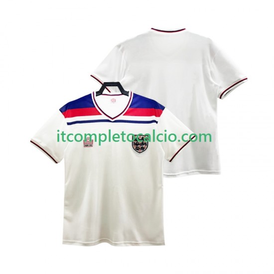 Maglia Inghilterra 1982 Retro Divisa Home Manica Corta ,Uomo