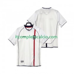 Maglia Inghilterra Retro Divisa Home 2002 Manica Corta ,Uomo