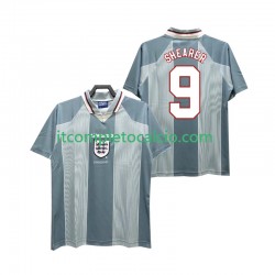 Maglia Inghilterra SHEARER 9 1996 Retro Divisa Away Manica Corta ,Uomo