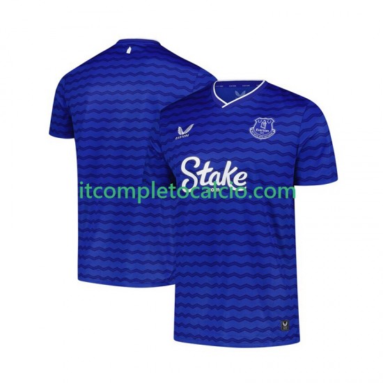 Maglia Everton Divisa Home 2025-2026 Manica Corta ,Uomo