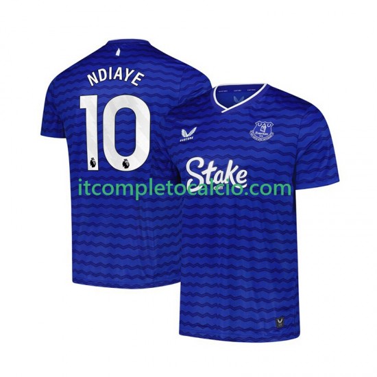 Maglia Everton Ndiaye 10 Divisa Home 2025-2026 Manica Corta ,Uomo