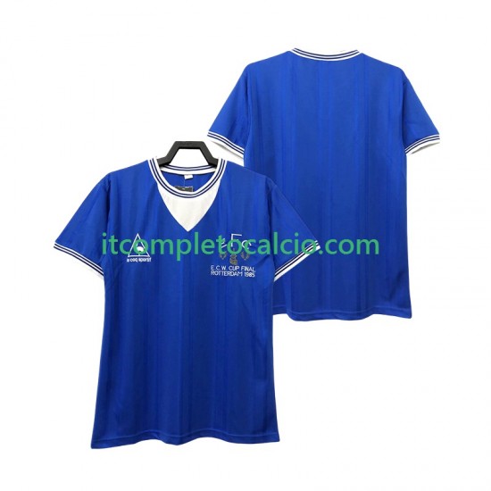 Maglia Everton 1985 Retro Terza Divisa Manica Corta ,Uomo