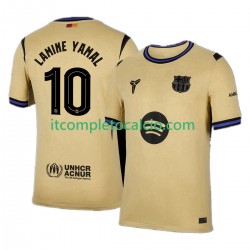 Maglia FC Barcelona Lamine Yamal 10 UCL Divisa Away 2025-2026 Manica Corta ,Uomo