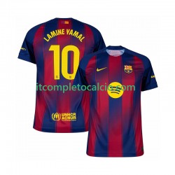 Maglia FC Barcelona Lamine Yamal 10 Divisa Home 2025-2026 Manica Corta ,Uomo