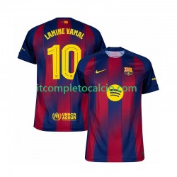 Maglia FC Barcelona Lamine Yamal 10 Champions League Divisa Home 2025-2026 Manica Corta ,Uomo