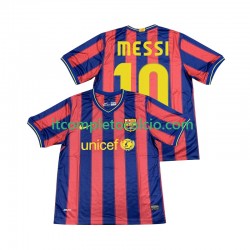 Maglia FC Barcelona Lionel Messi 10 2009 Retro Divisa Home 2010 Manica Corta ,Uomo