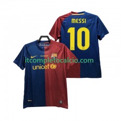 Maglia FC Barcelona Lionel Messi 10 Champions League 2009 Retro Divisa Home 2008 Manica Corta ,Uomo