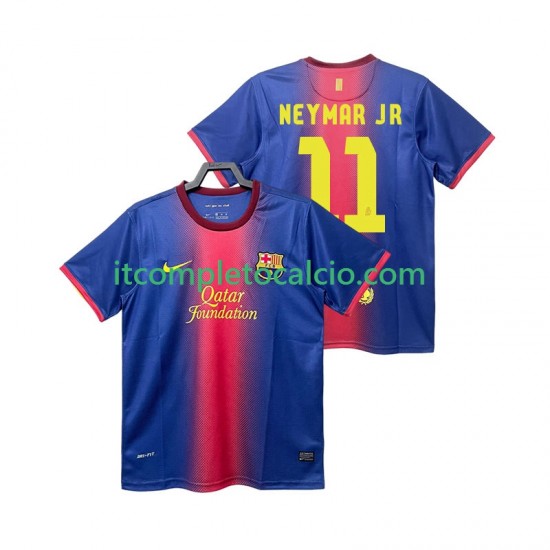 Maglia FC Barcelona Neymar JR 11 2012 2013 Retro Divisa Home Manica Corta ,Uomo