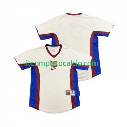 Maglia FC Barcelona Retro Divisa Away 1998 1999 Manica Corta ,Uomo