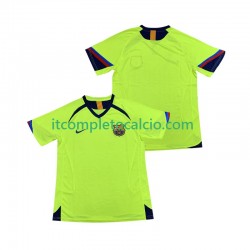 Maglia FC Barcelona 2005 Retro Divisa Away 2006 Manica Corta ,Uomo