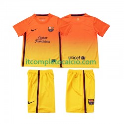 Maglia FC Barcelona 2012 2013 Retro Divisa Away Manica Corta ,Bambino
