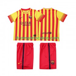 Maglia FC Barcelona 2013 2014 Retro Divisa Away Manica Corta ,Bambino