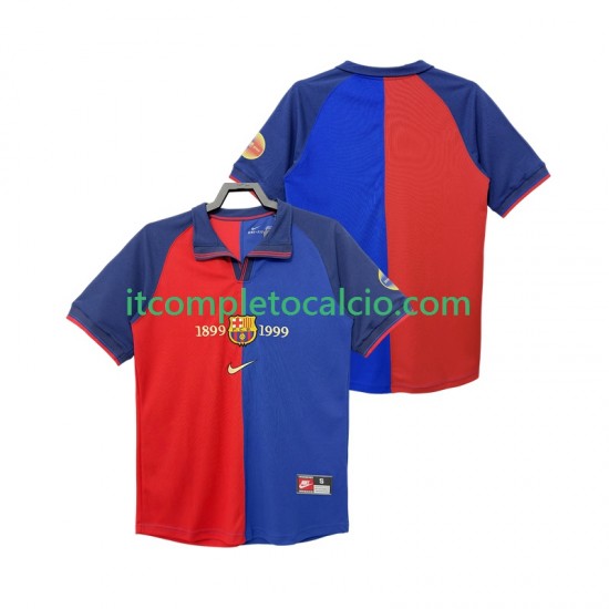Maglia FC Barcelona 1990 2000 Retro Divisa Home Manica Corta ,Uomo