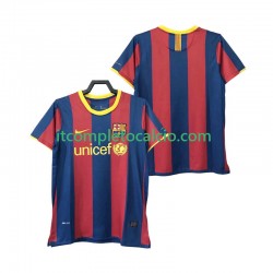 Maglia FC Barcelona Retro Divisa Home 2011 2010 Manica Corta ,Uomo