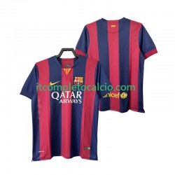 Maglia FC Barcelona 2014 2015 Retro Divisa Home Manica Corta ,Uomo