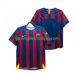 Maglia FC Barcelona Champions League 2005 Retro Divisa Home 2006 Manica Corta ,Uomo